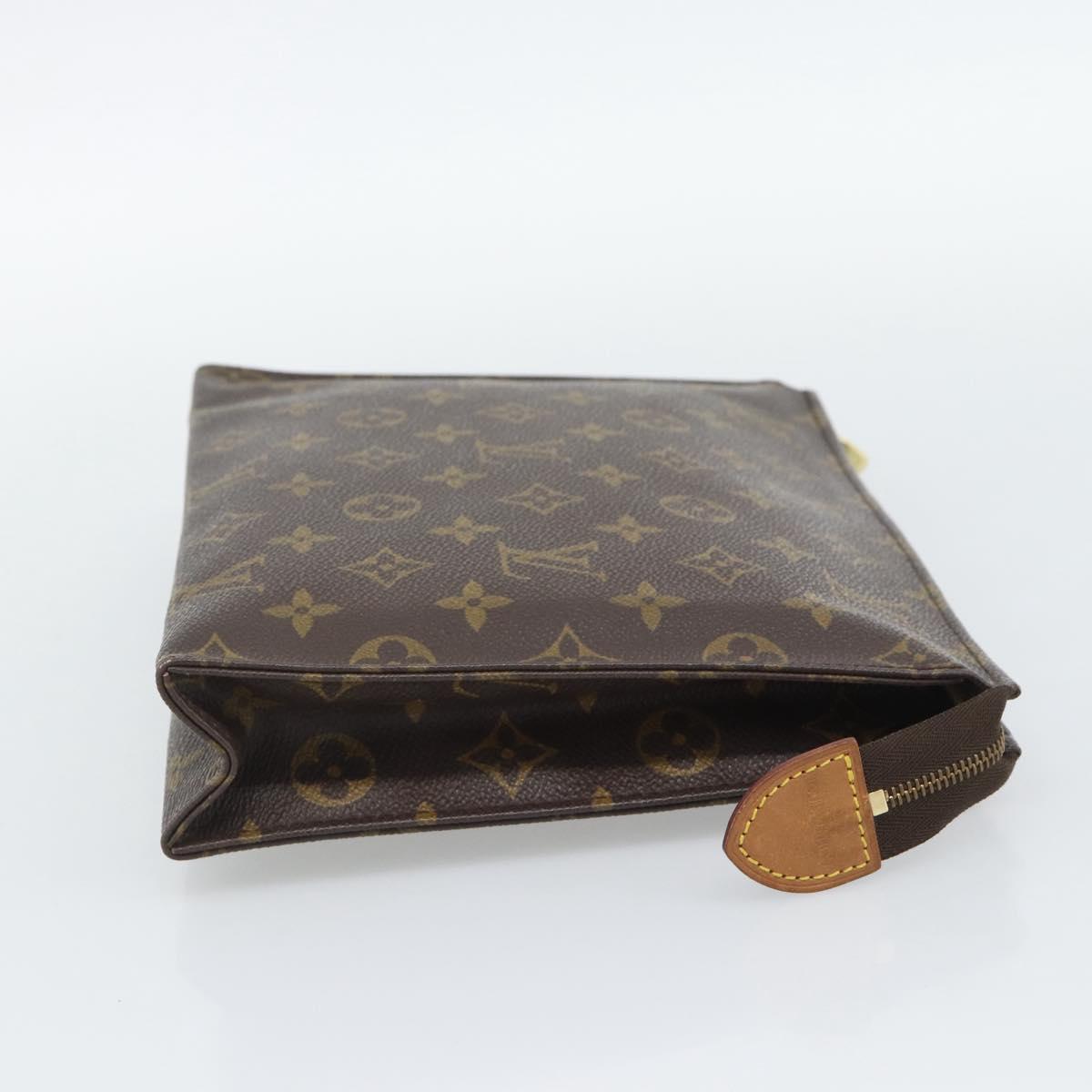 LOUIS VUITTON Monogram Poche Toilette 26 Pouch M47542 LV Auth 194940A