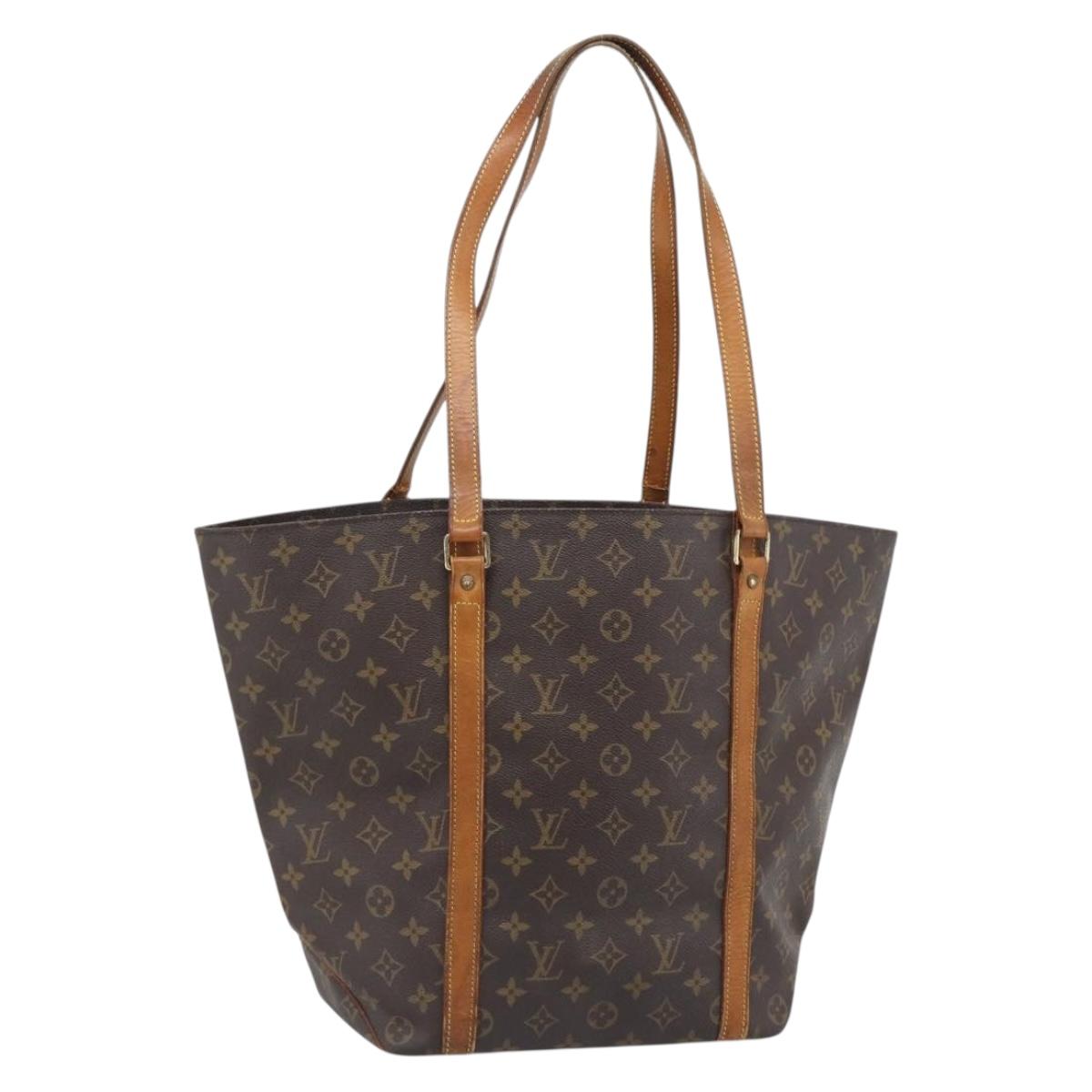 LOUIS VUITTON Monogram Sac Shopping Tote Bag M51108 LV Auth 194943