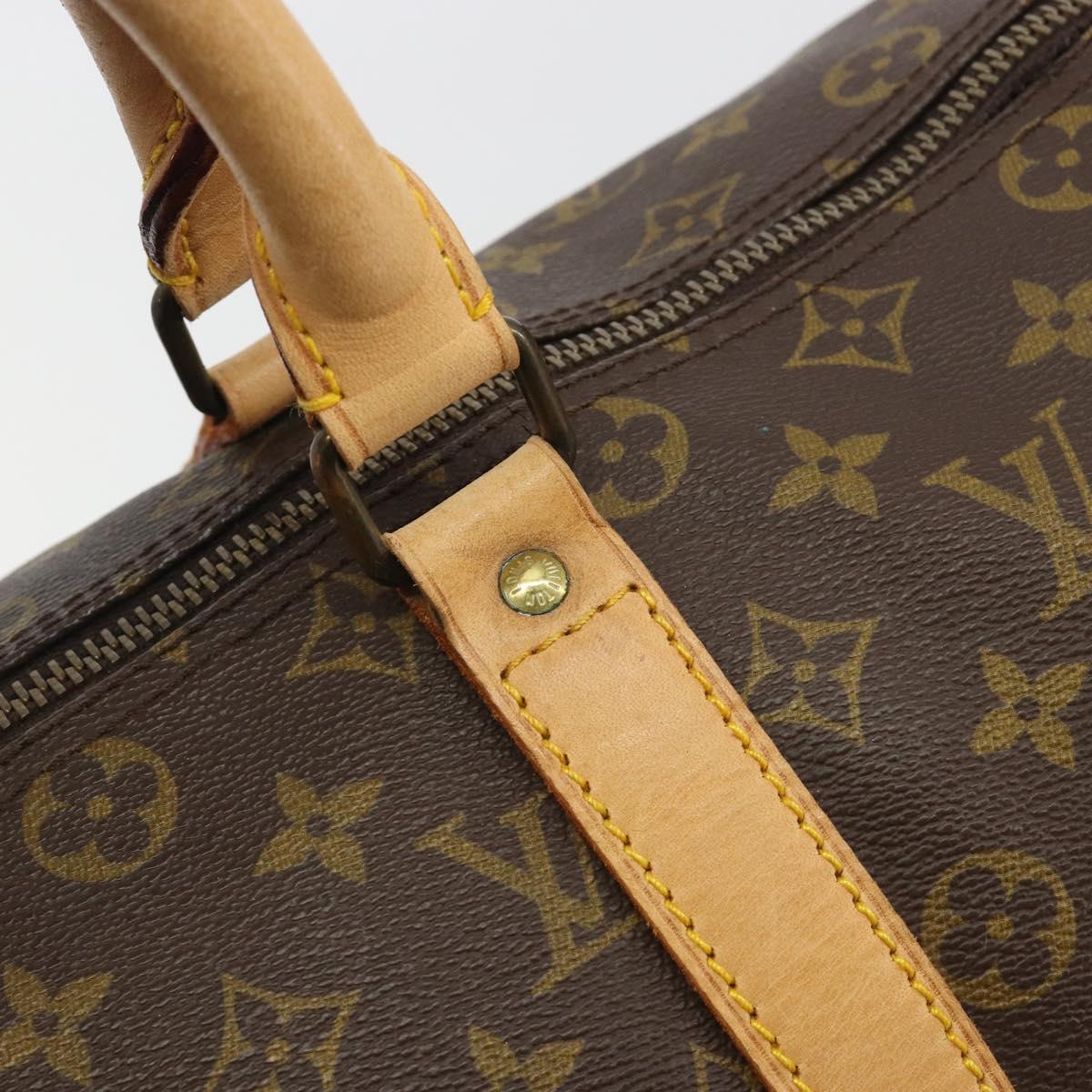 LOUIS VUITTON Monogram Keepall 45 Boston Bag M41428 LV Auth 194945
