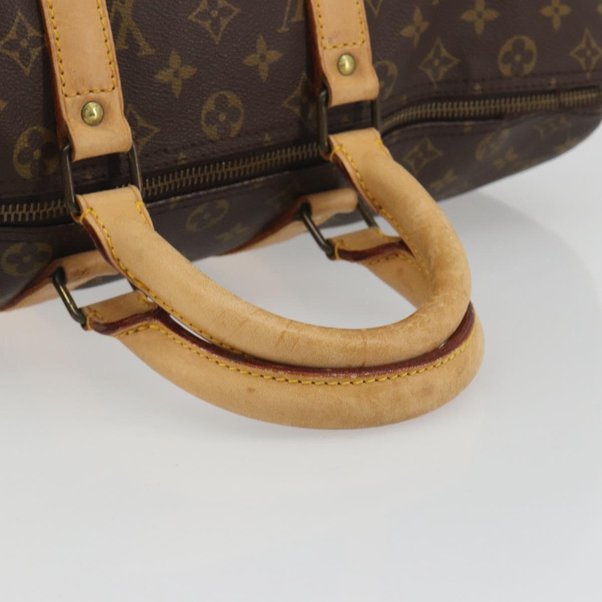 LOUIS VUITTON Monogram Keepall 45 Boston Bag M41428 LV Auth 194945