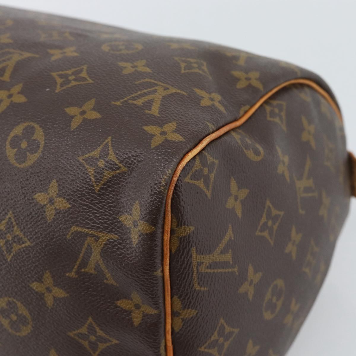 LOUIS VUITTON Monogram Speedy 30 Hand Bag M41526 LV Auth 194946