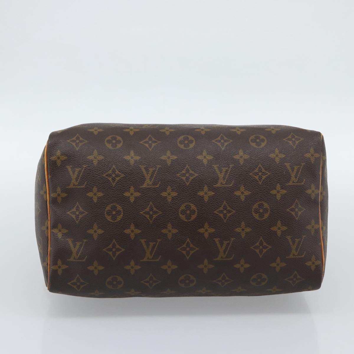 LOUIS VUITTON Monogram Speedy 30 Hand Bag M41526 LV Auth 194946