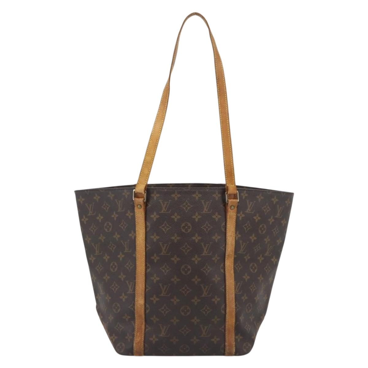 LOUIS VUITTON Monogram Sac Shopping Tote Bag M51108 LV Auth 194949