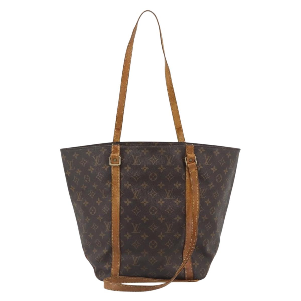 LOUIS VUITTON Monogram Sac Shopping Tote Bag M51108 LV Auth 194949