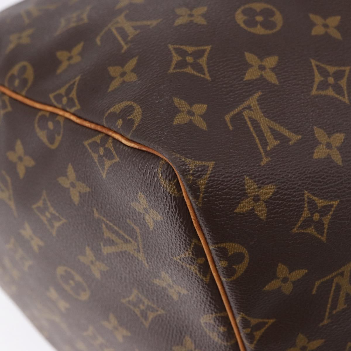 LOUIS VUITTON Monogram Keepall 55 Boston Bag M41424 LV Auth 194952