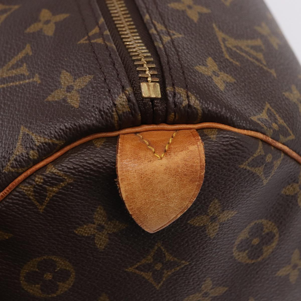 LOUIS VUITTON Monogram Keepall 55 Boston Bag M41424 LV Auth 194952