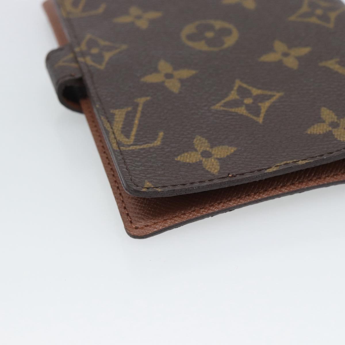LOUIS VUITTON Monogram Agenda PM Day Planner Cover R20005 LV Auth 194959