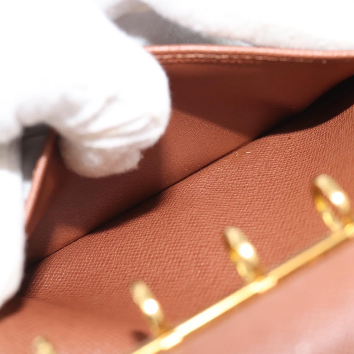 LOUIS VUITTON Monogram Agenda PM Day Planner Cover R20005 LV Auth 194959