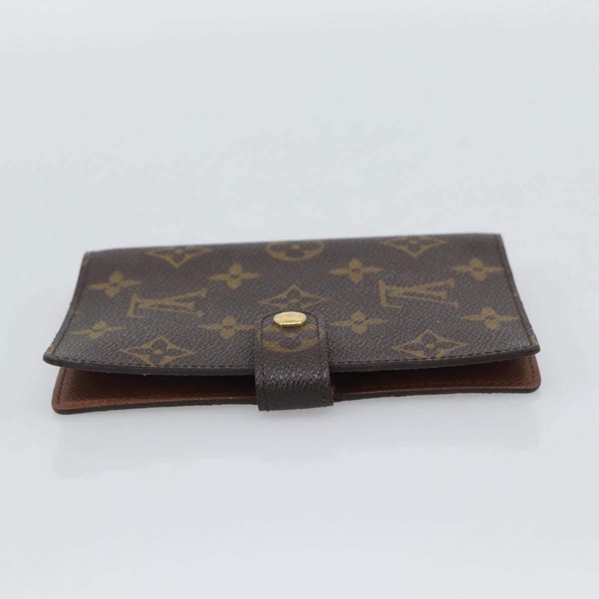LOUIS VUITTON Monogram Agenda PM Day Planner Cover R20005 LV Auth 194959
