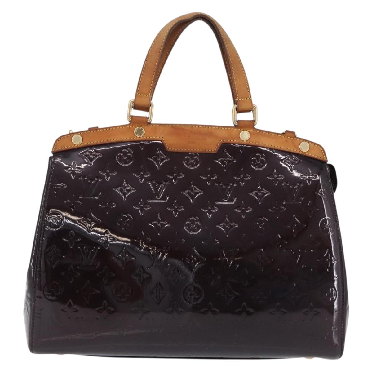 LOUIS VUITTON Monogram Vernis Blair GM Hand Bag Amarante M91616 LV Auth 194988