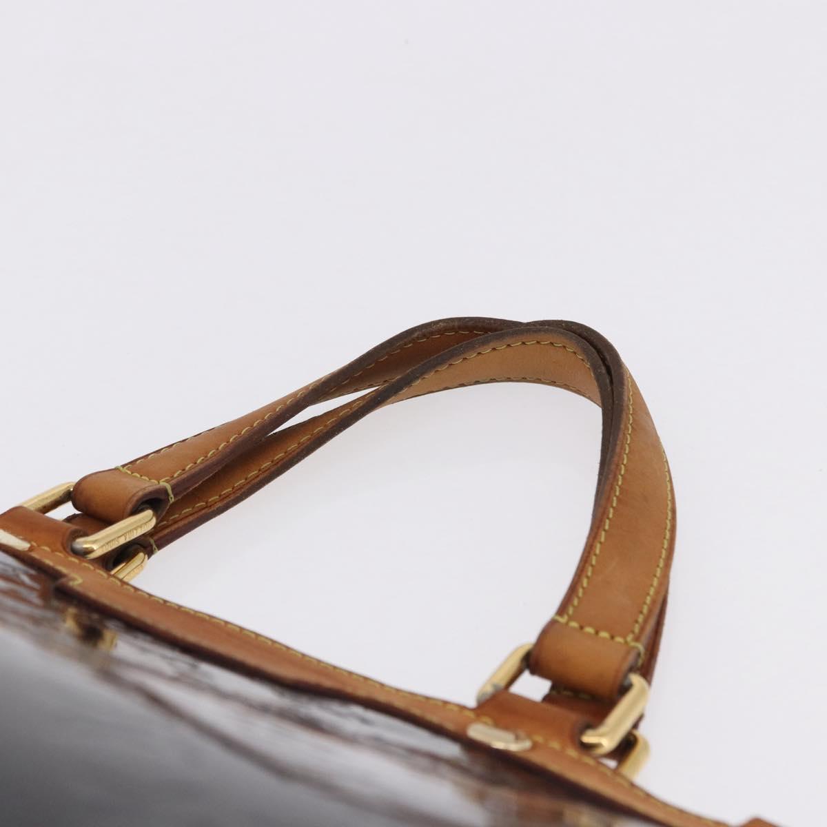 LOUIS VUITTON Monogram Vernis Blair GM Hand Bag Amarante M91616 LV Auth 194988
