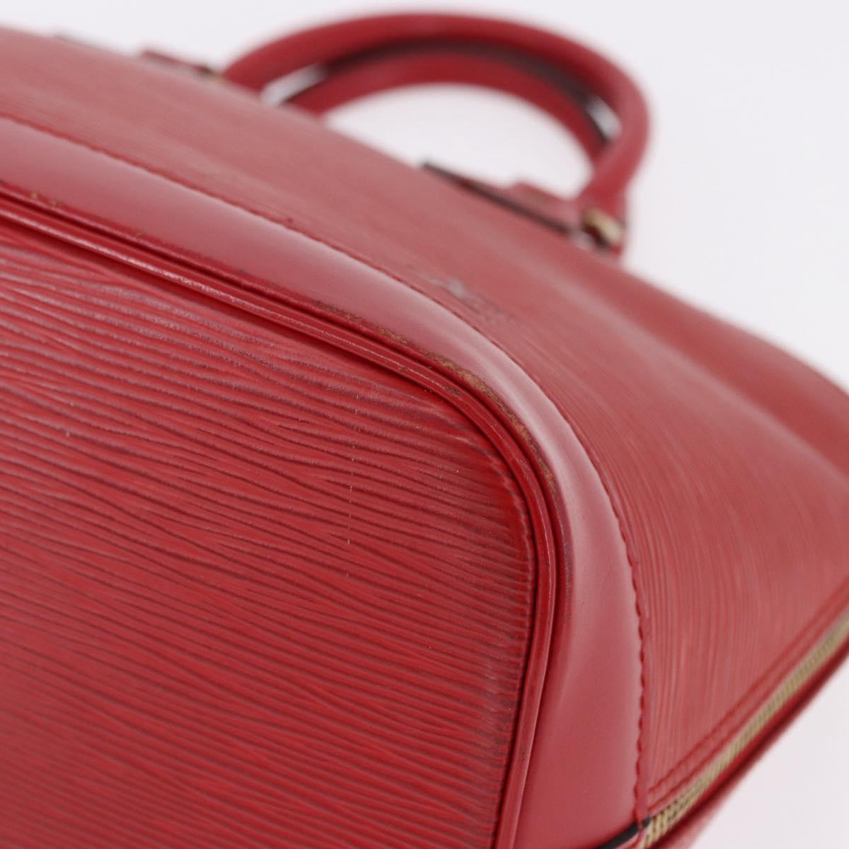 LOUIS VUITTON Epi Alma Hand Bag Castilian Red M52147 LV Auth 194996A