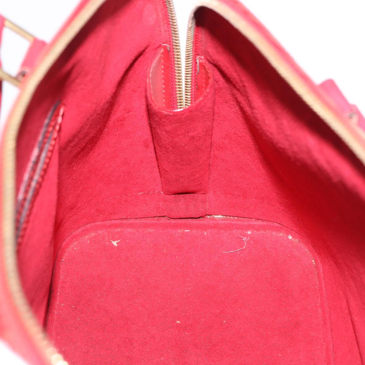 LOUIS VUITTON Epi Alma Hand Bag Castilian Red M52147 LV Auth 194996A
