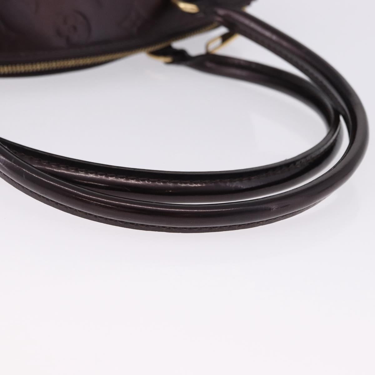 LOUIS VUITTON Vernis Sherwood PM Shoulder Bag Amarante M91493 LV Auth 194997