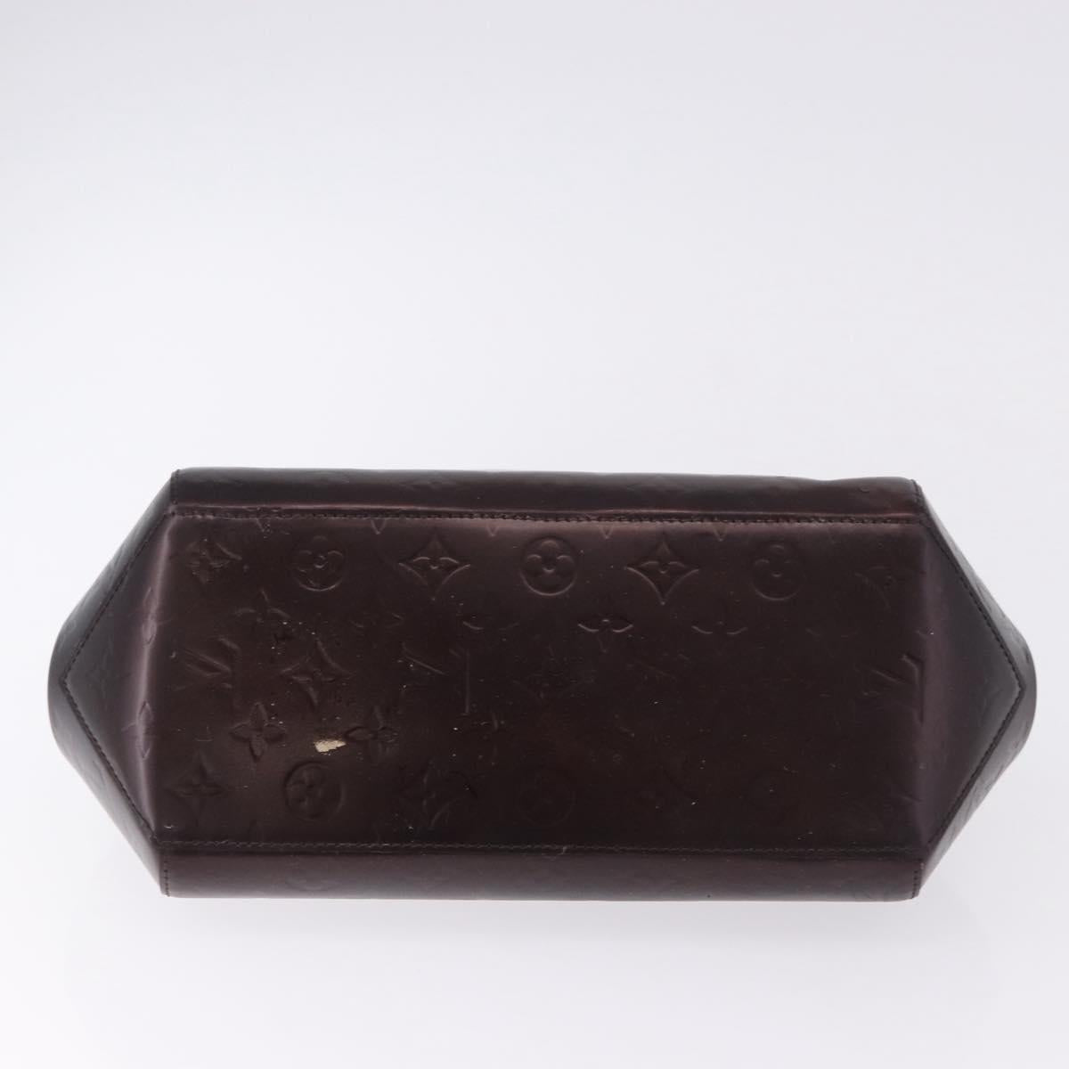 LOUIS VUITTON Vernis Sherwood PM Shoulder Bag Amarante M91493 LV Auth 194997