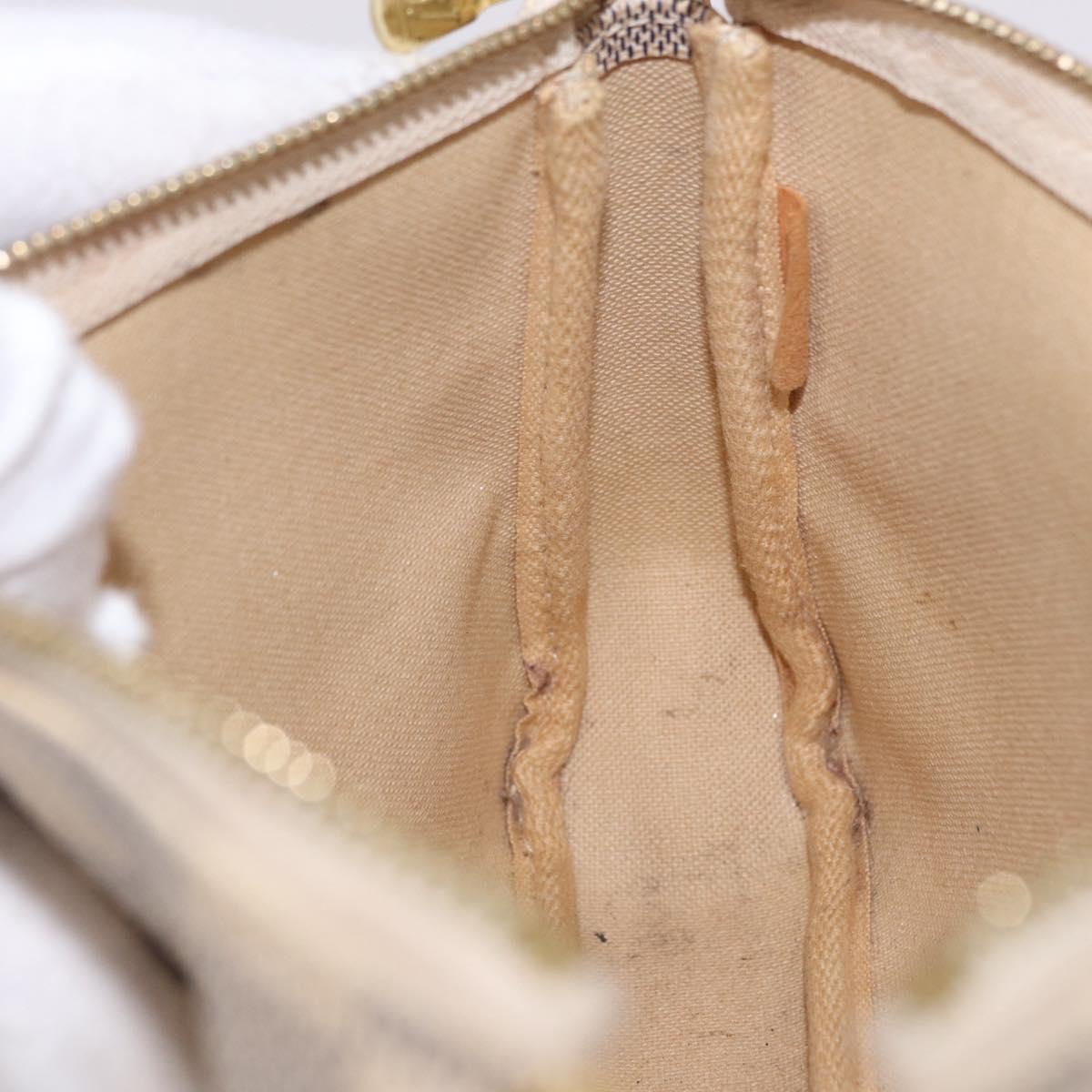 LOUIS VUITTON Damier Azur Pochette Accessoires Pouch N51986 LV Auth 194999