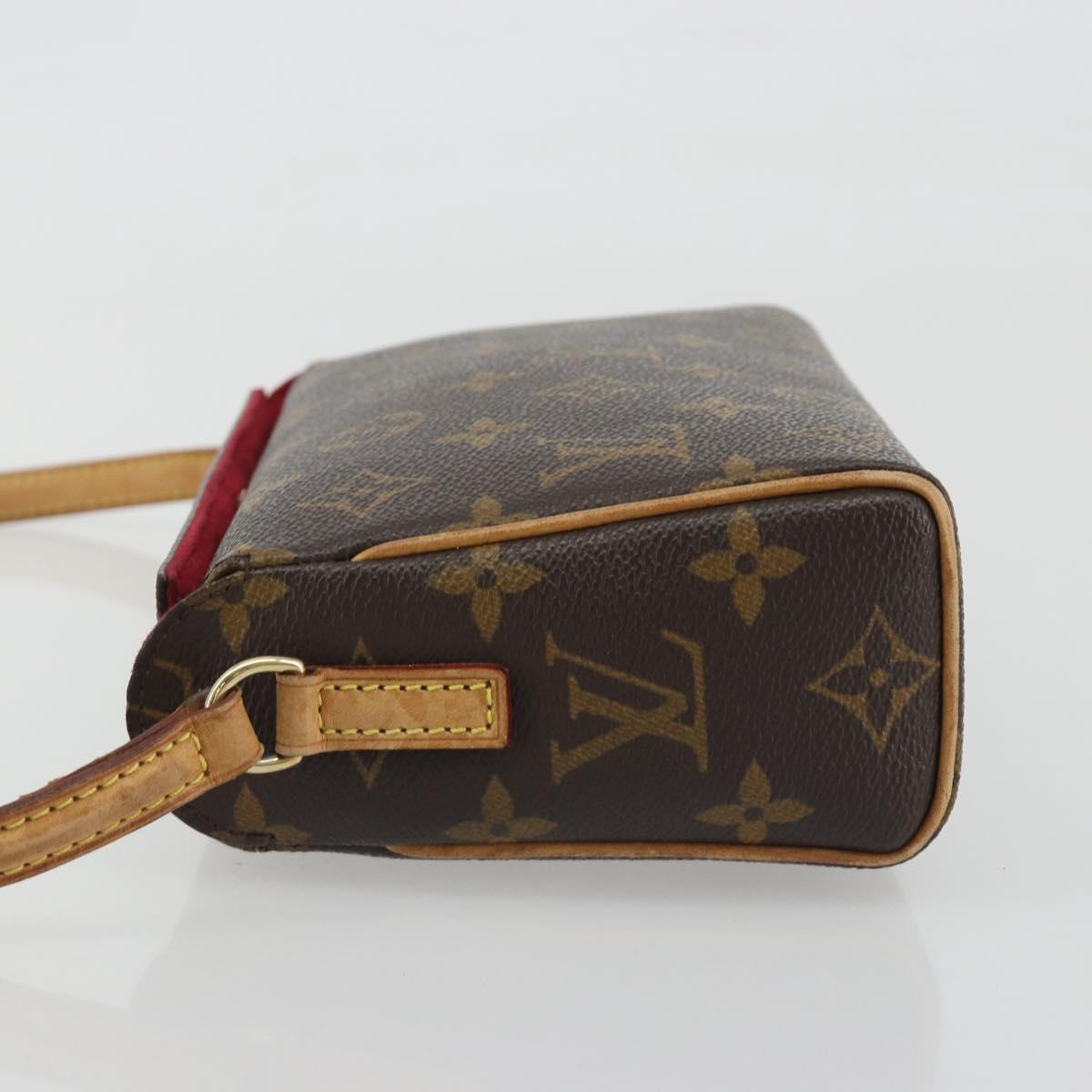 LOUIS VUITTON Monogram Recital Hand Bag M51900 LV Auth 195010A