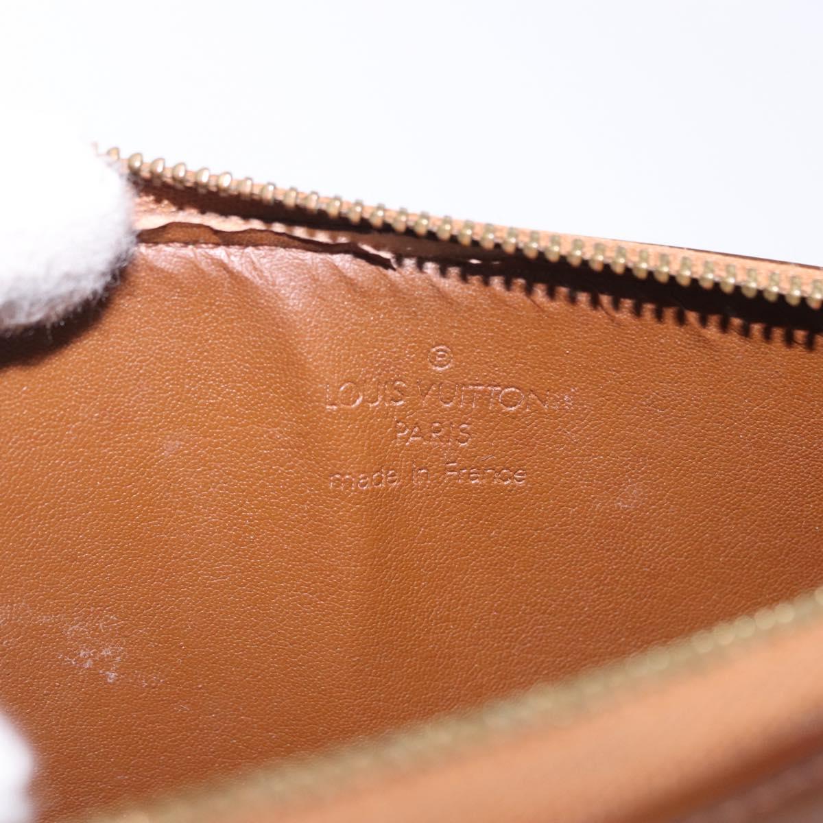 LOUIS VUITTON Monogram Vernis Lexington Pouch Bronze M91133 LV Auth 195015
