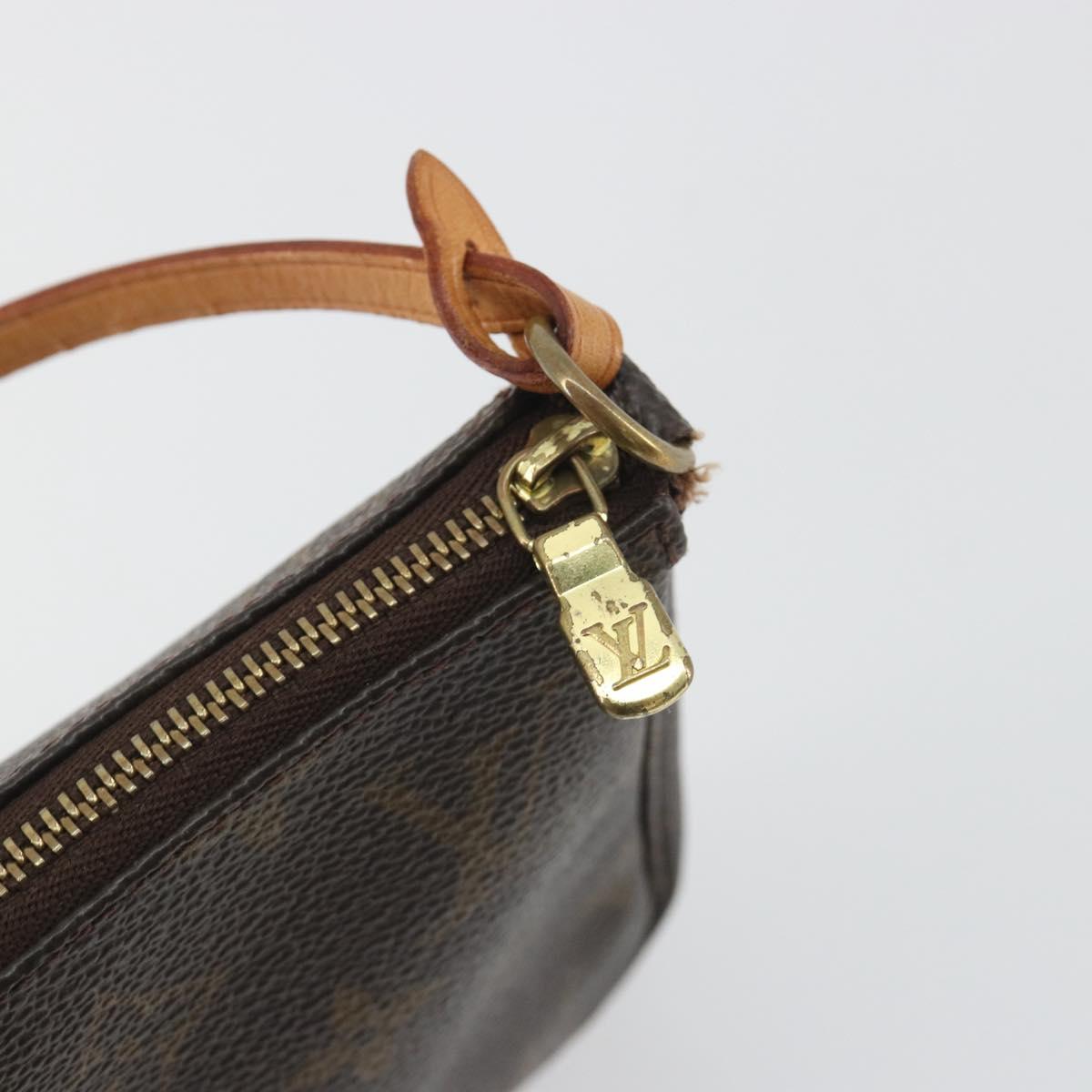 LOUIS VUITTON Monogram Pochette Accessoires Pouch M51980 LV Auth 195016