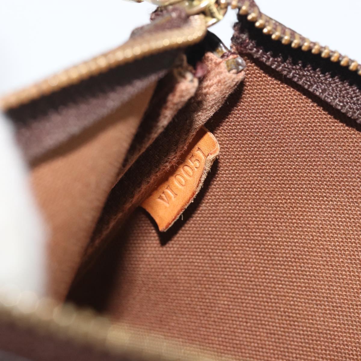 LOUIS VUITTON Monogram Pochette Accessoires Pouch M51980 LV Auth 195016