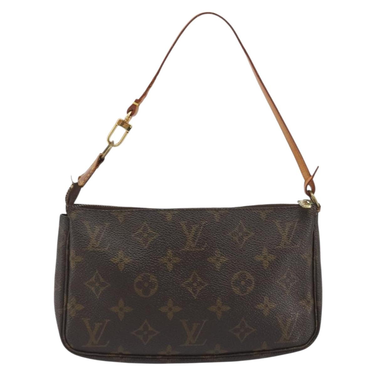 LOUIS VUITTON Monogram Pochette Accessoires Pouch M51980 LV Auth 195016