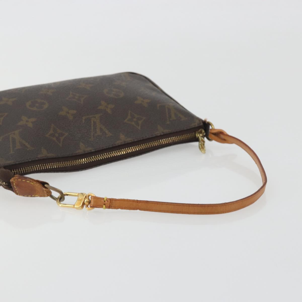 LOUIS VUITTON Monogram Pochette Accessoires Pouch M51980 LV Auth 195016