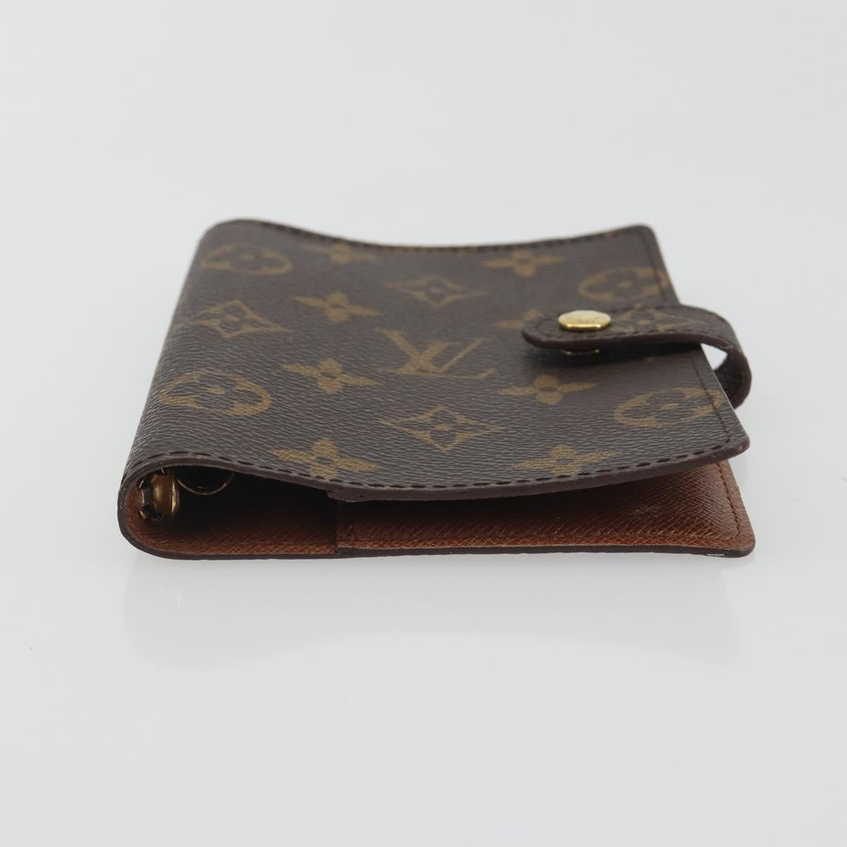 LOUIS VUITTON Monogram Agenda PM Day Planner Cover R20005 LV Auth 195017