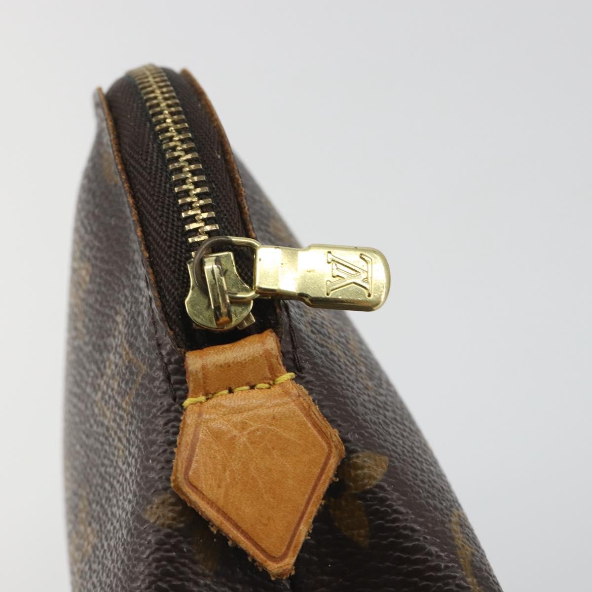 LOUIS VUITTON Monogram Pochette Cosmetic PM Pouch M43998 LV Auth 195018