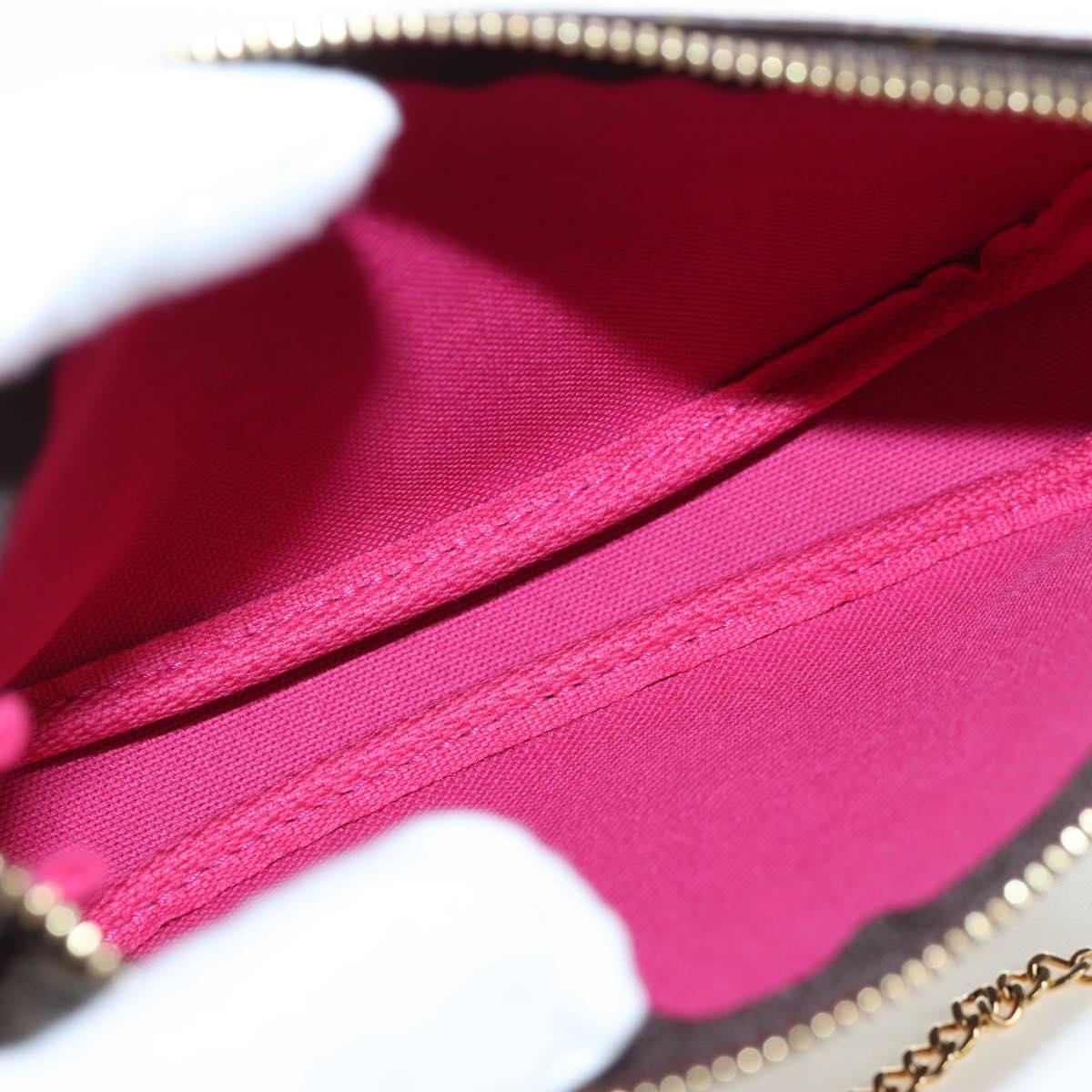 LOUIS VUITTON Monogram Vivienne Mini Pochette Accessoires M69752 LV Auth 195027M