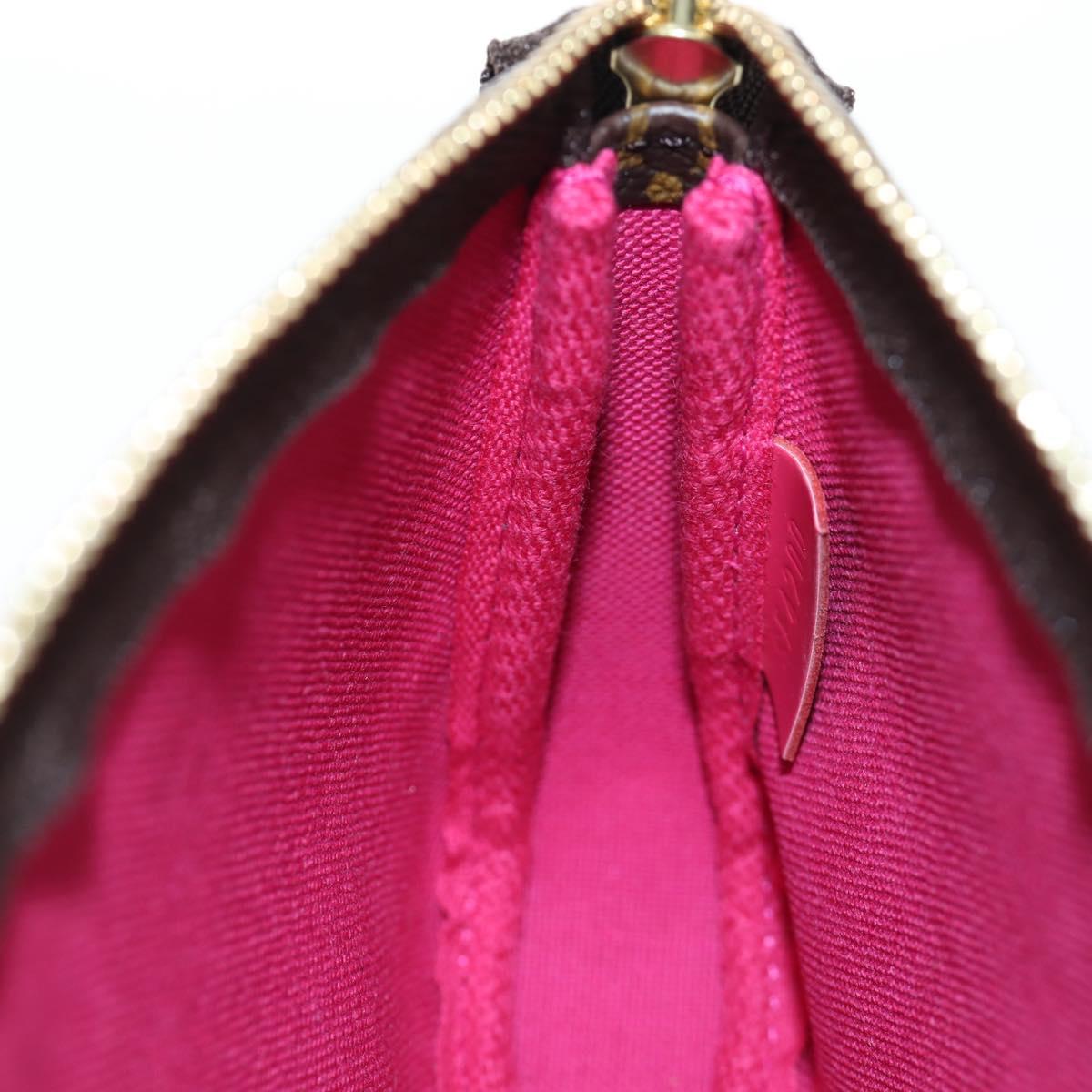 LOUIS VUITTON Monogram Vivienne Mini Pochette Accessoires M69752 LV Auth 195027M