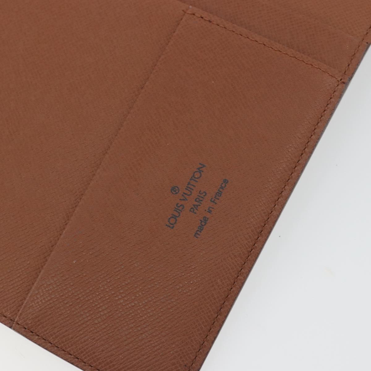 LOUIS VUITTON Monogram Agenda GM Day Planner Cover R20006 LV Auth 195031A