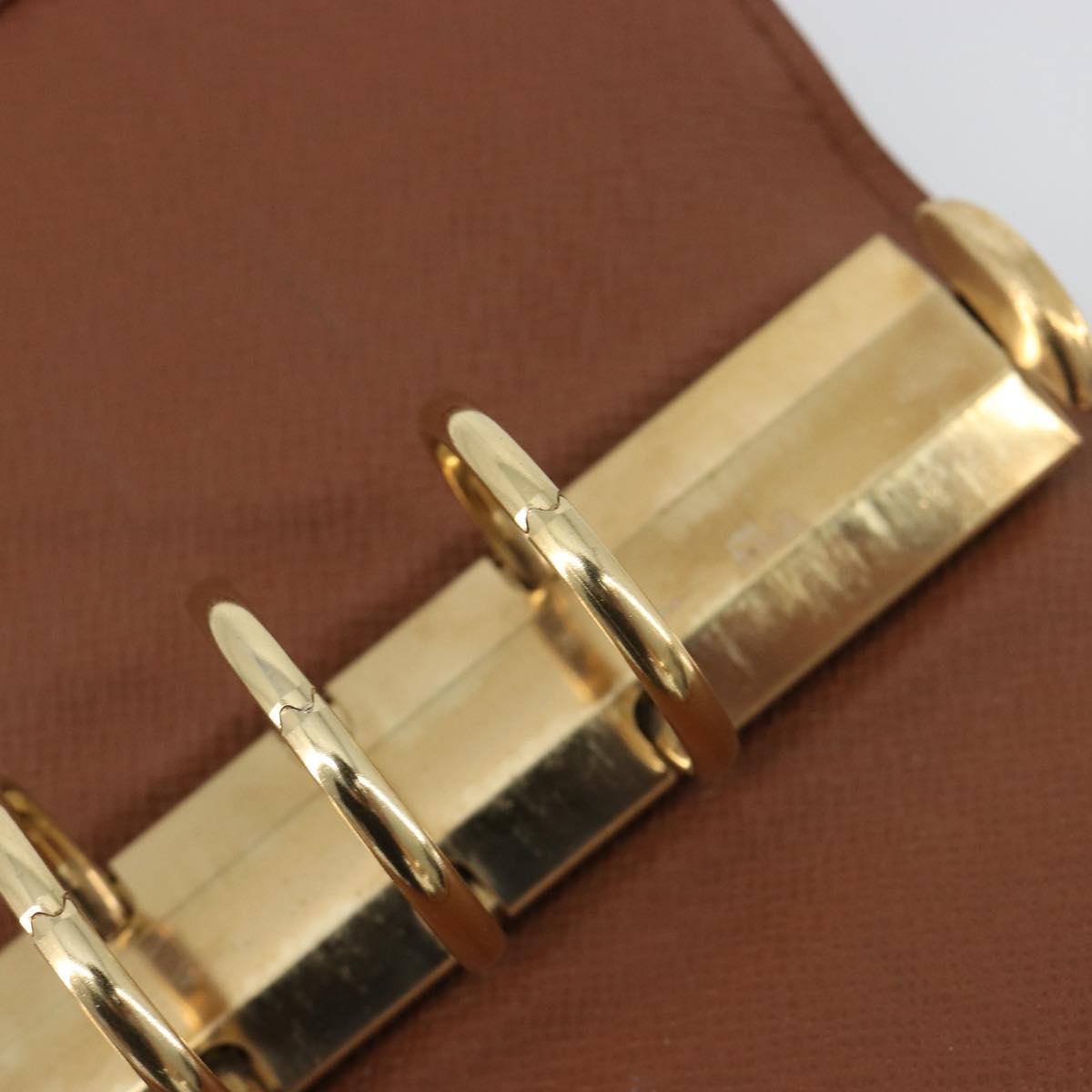LOUIS VUITTON Monogram Agenda GM Day Planner Cover R20006 LV Auth 195031A