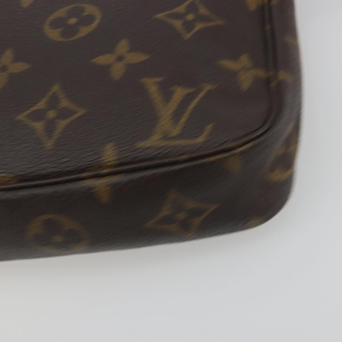 LOUIS VUITTON Mini Pochette Accessoires Accessory Pouch N41667 LV Auth 195032
