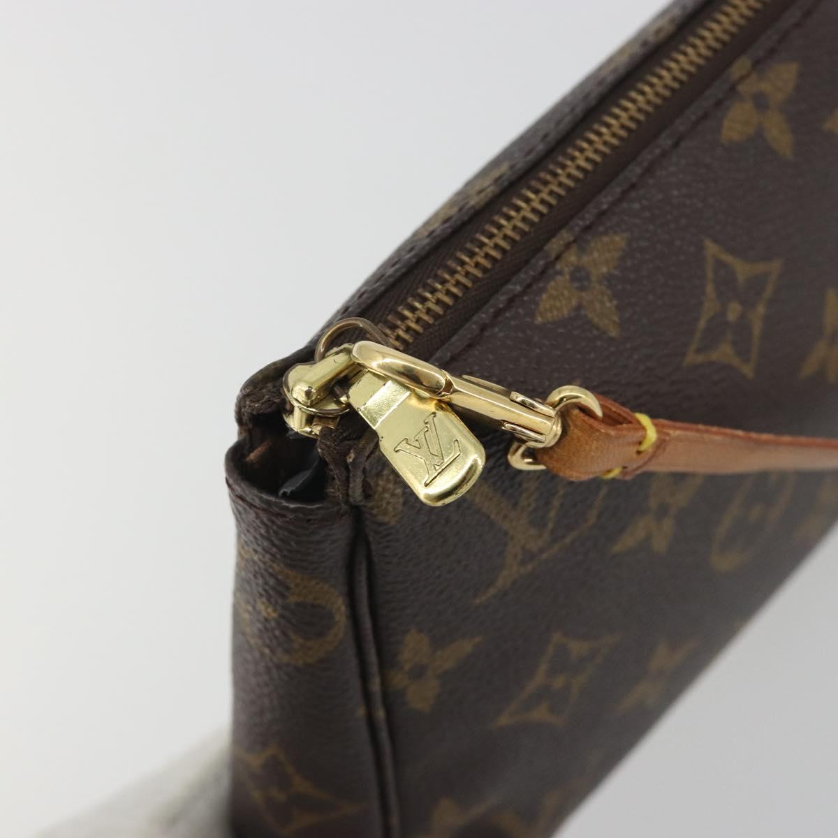 LOUIS VUITTON Mini Pochette Accessoires Accessory Pouch N41667 LV Auth 195032