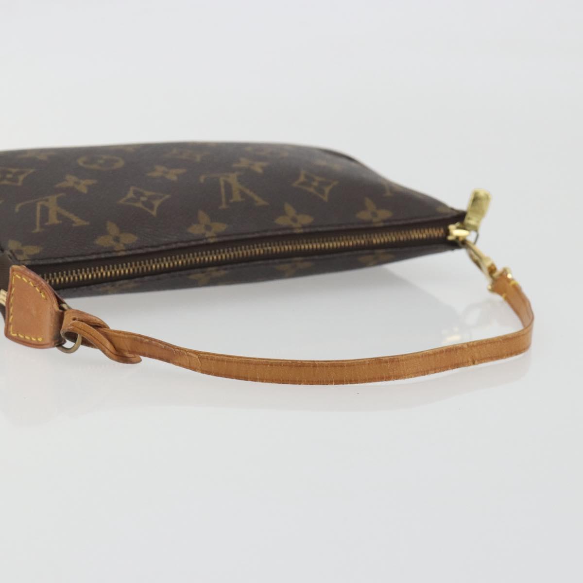 LOUIS VUITTON Mini Pochette Accessoires Accessory Pouch N41667 LV Auth 195032