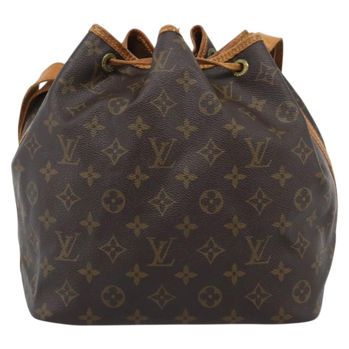 LOUIS VUITTON Monogram Petit Noe Shoulder Bag M42226 LV Auth 195033