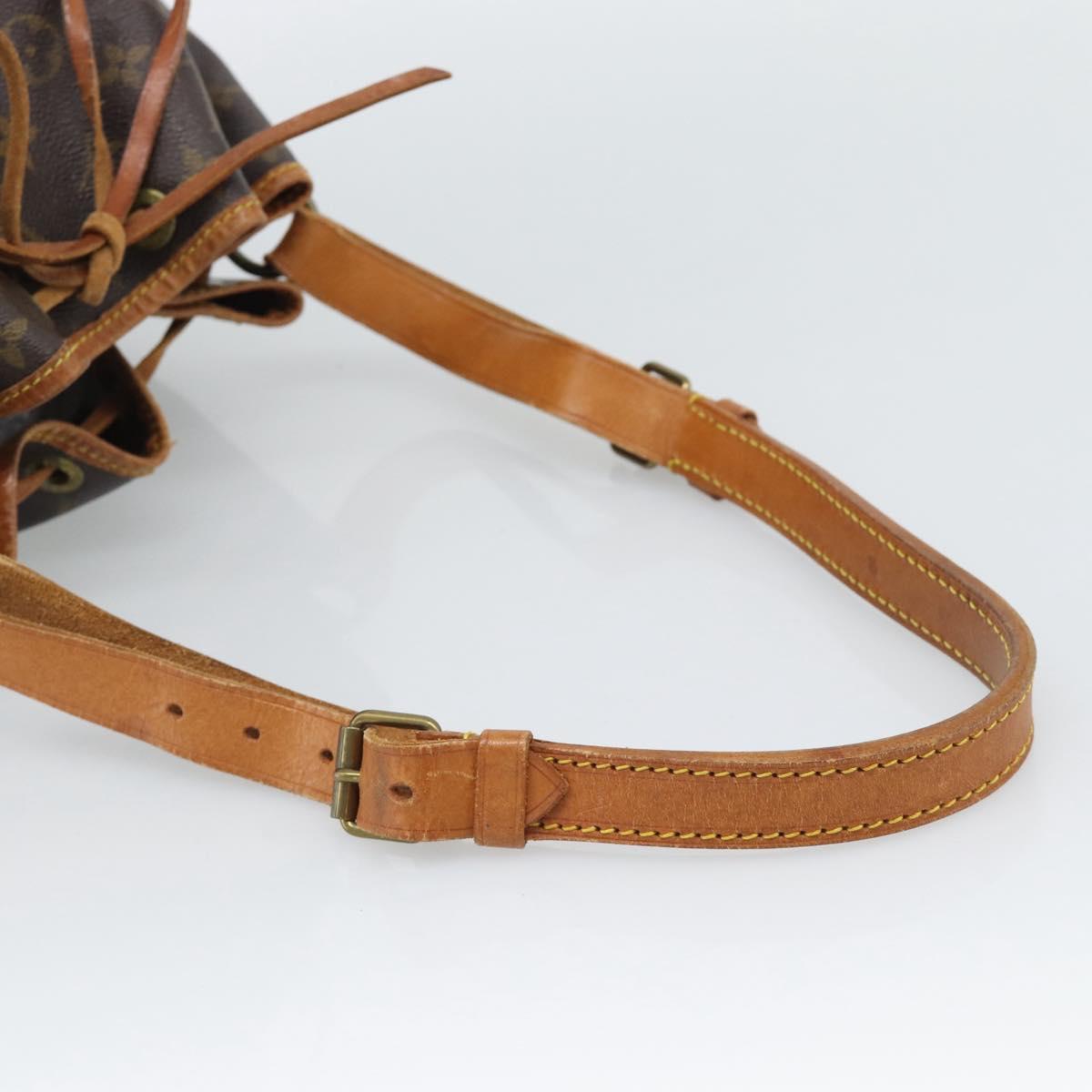 LOUIS VUITTON Monogram Petit Noe Shoulder Bag M42226 LV Auth 195033