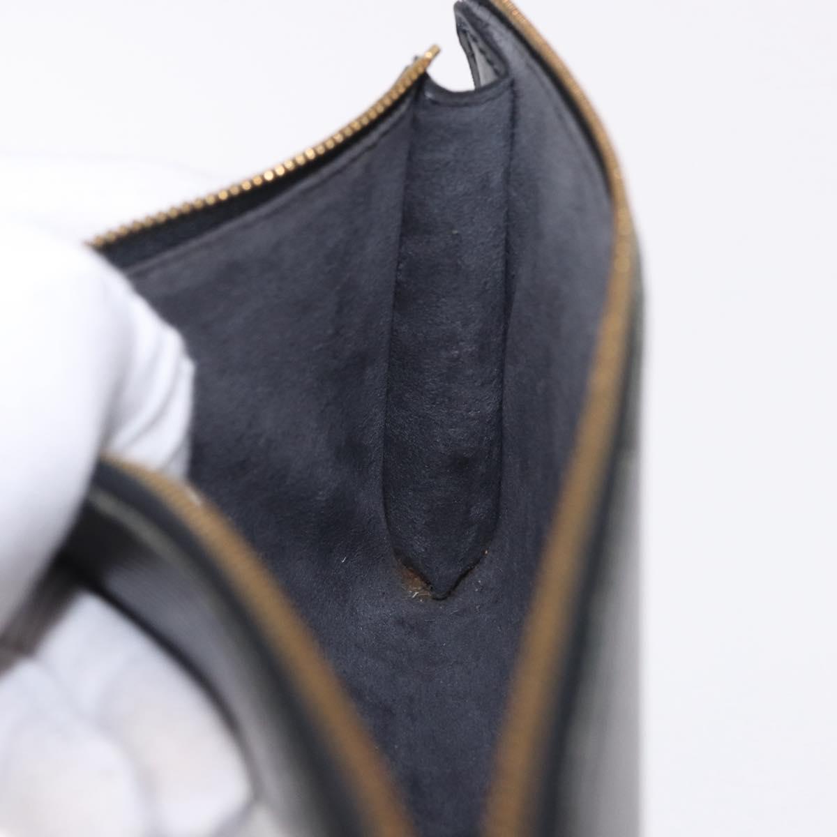 LOUIS VUITTON Epi Pochette Accessoires Accessory Pouch Black M52982 Auth 195038