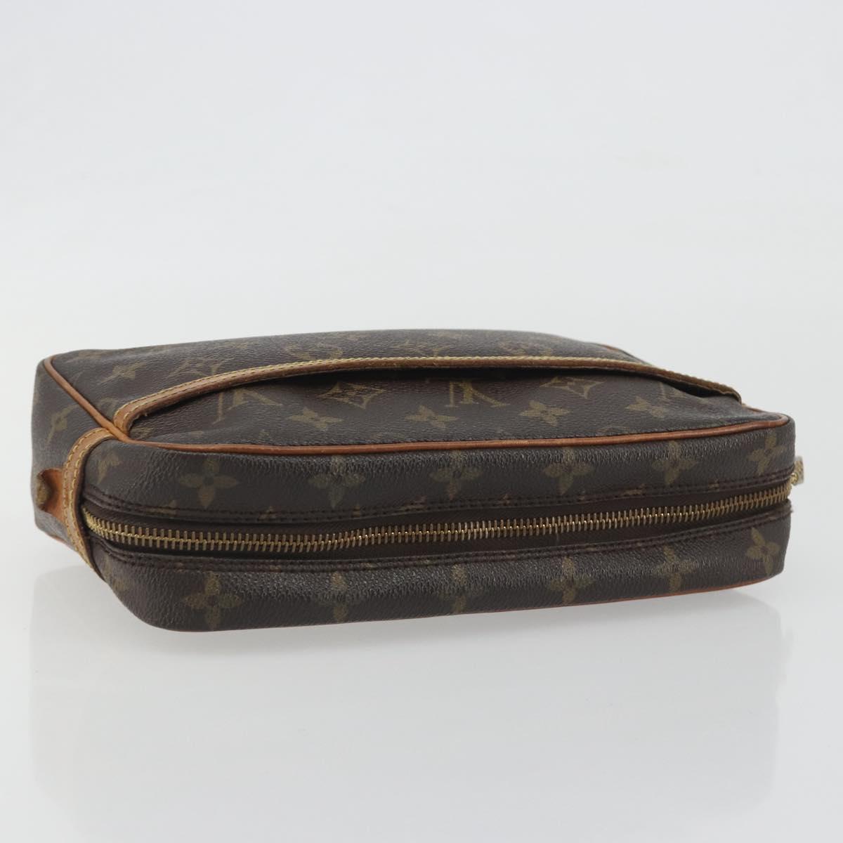 LOUIS VUITTON Monogram Compiegne 23 Clutch Bag M51847 LV Auth 195039