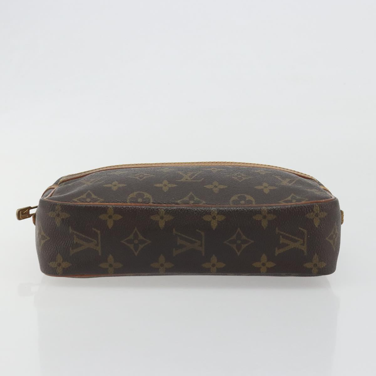 LOUIS VUITTON Monogram Compiegne 23 Clutch Bag M51847 LV Auth 195039