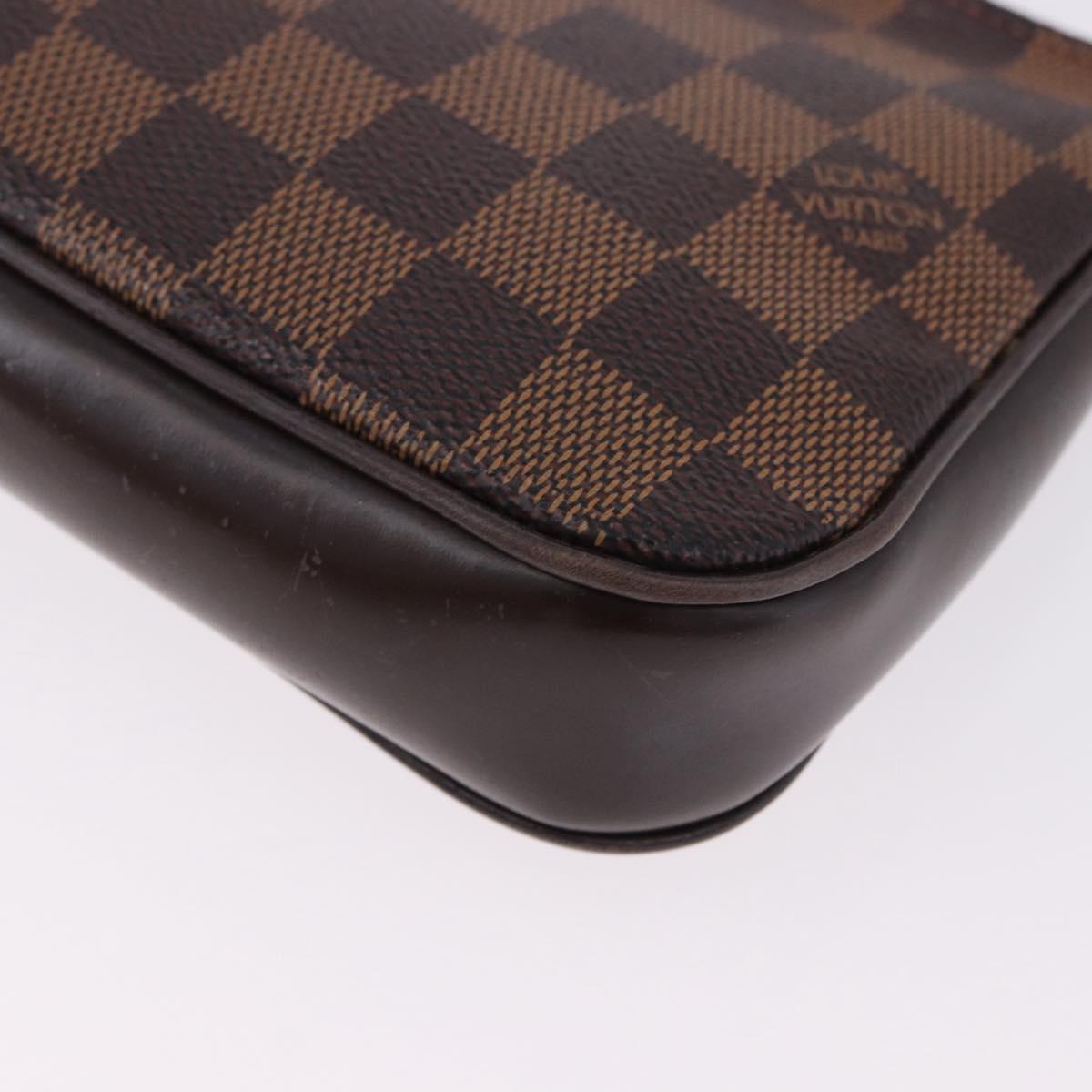 LOUIS VUITTON Damier Ebene Navona Accessory Pouch N51983 LV Auth 195041