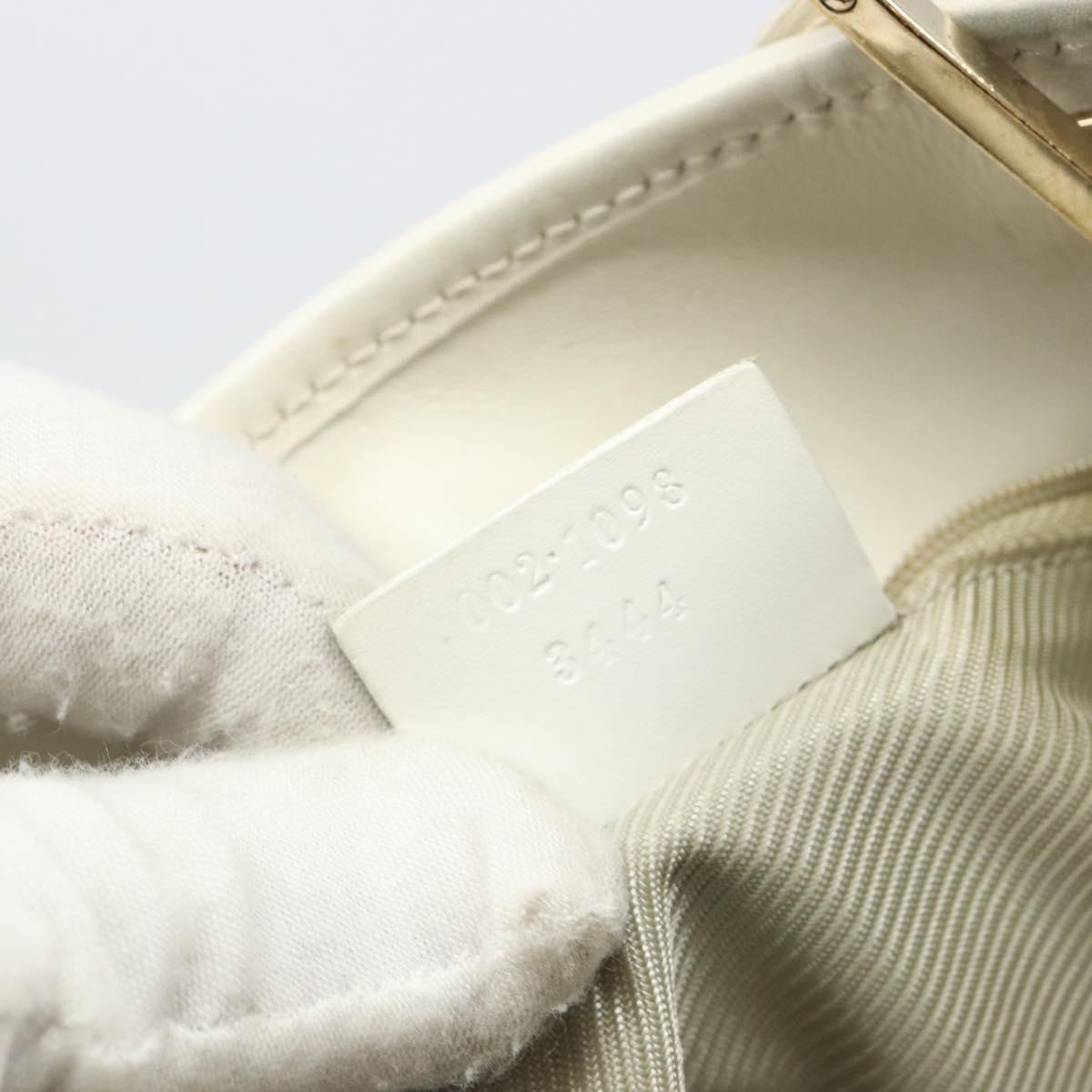 GUCCI GG Canvas Tote Bag Light Blue Gold 002 1098 Auth 195045