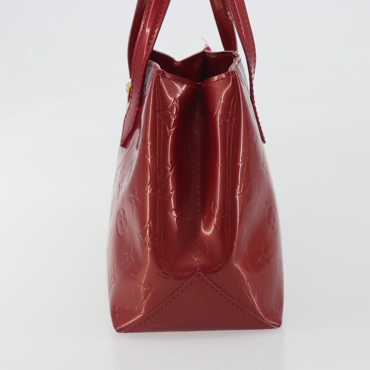 LOUIS VUITTON Monogram Vernis Wilshire PM Bag Pomme D'amour M93642 Auth 195049A