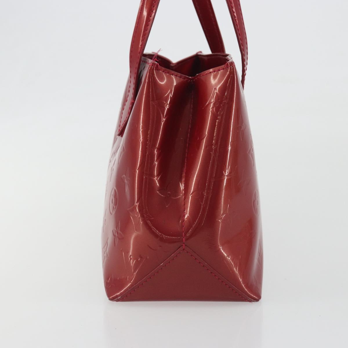 LOUIS VUITTON Monogram Vernis Wilshire PM Bag Pomme D'amour M93642 Auth 195049A
