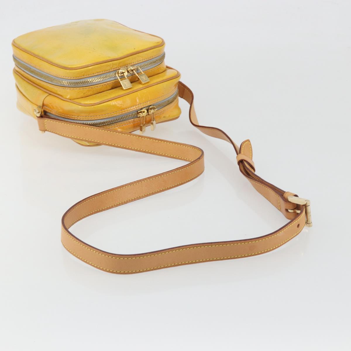 LOUIS VUITTON Monogram Vernis Wooster Shoulder Bag Gris M91036 LV Auth 195057