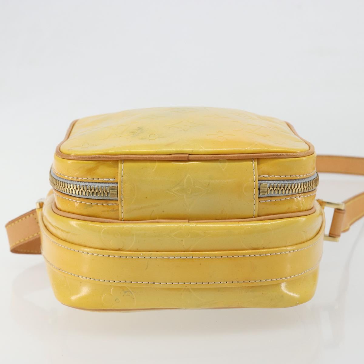 LOUIS VUITTON Monogram Vernis Wooster Shoulder Bag Gris M91036 LV Auth 195057