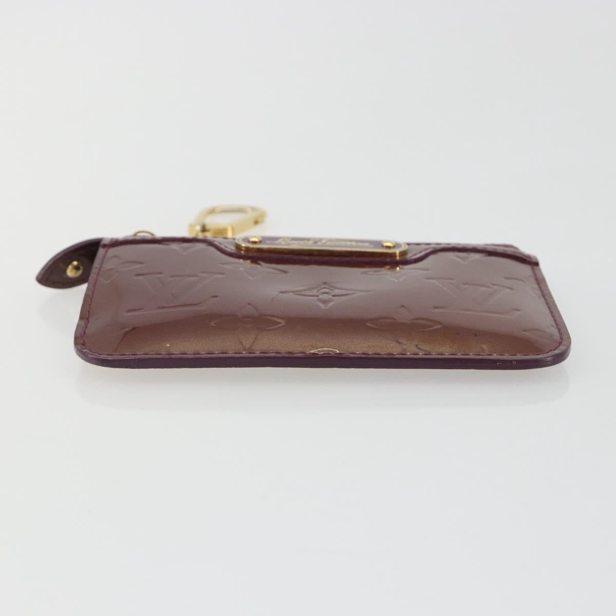 LOUIS VUITTON Monogram Vernis Pochette Cles NM Violet M93560 LV Auth 195058