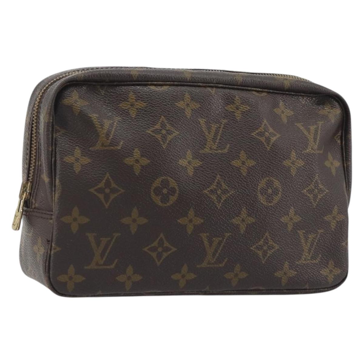 LOUIS VUITTON Monogram Trousse Toilette 23 Clutch Bag M47524 LV Auth 195063