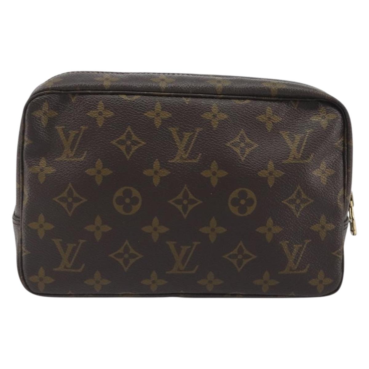 LOUIS VUITTON Monogram Trousse Toilette 23 Clutch Bag M47524 LV Auth 195063