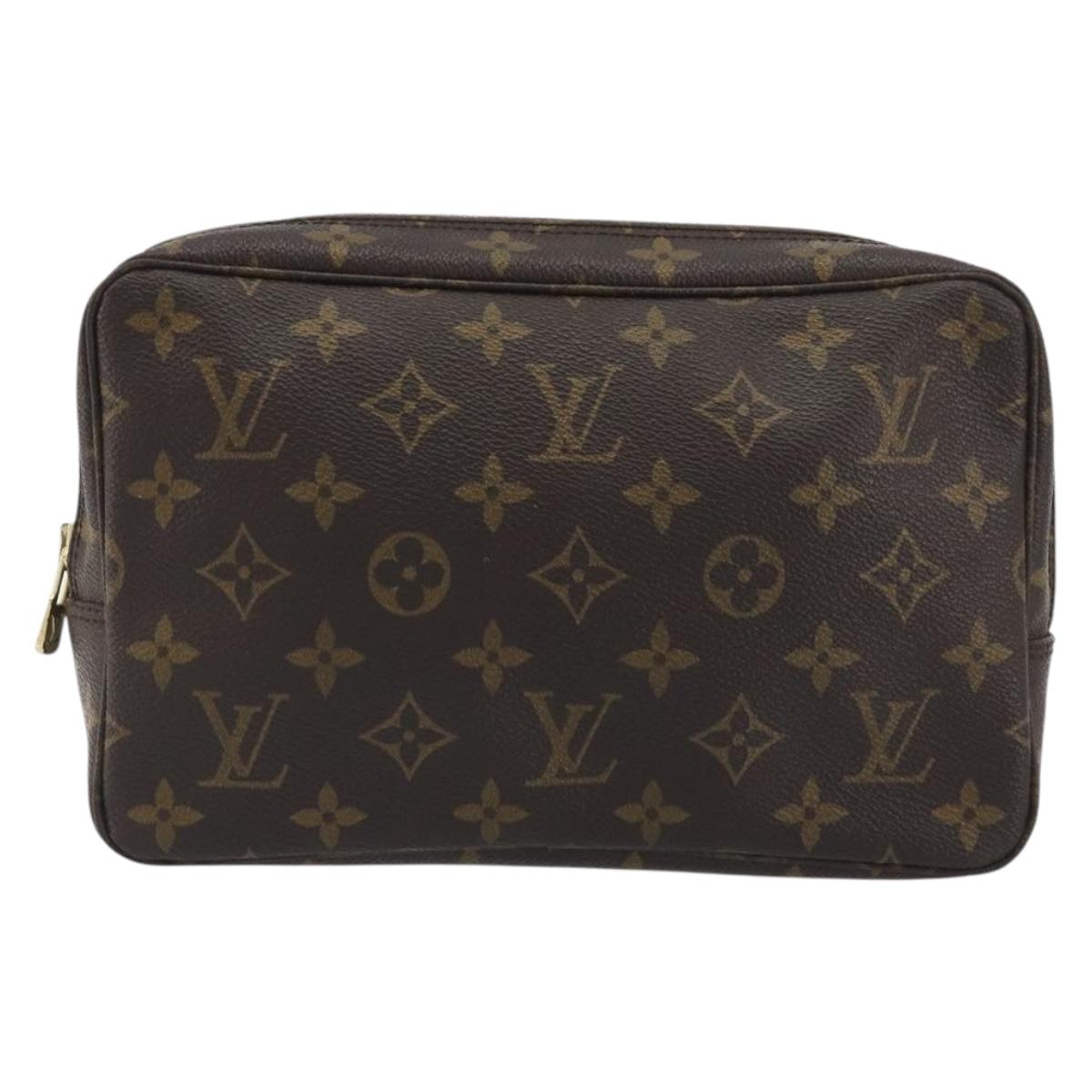 LOUIS VUITTON Monogram Trousse Toilette 23 Clutch Bag M47524 LV Auth 195066